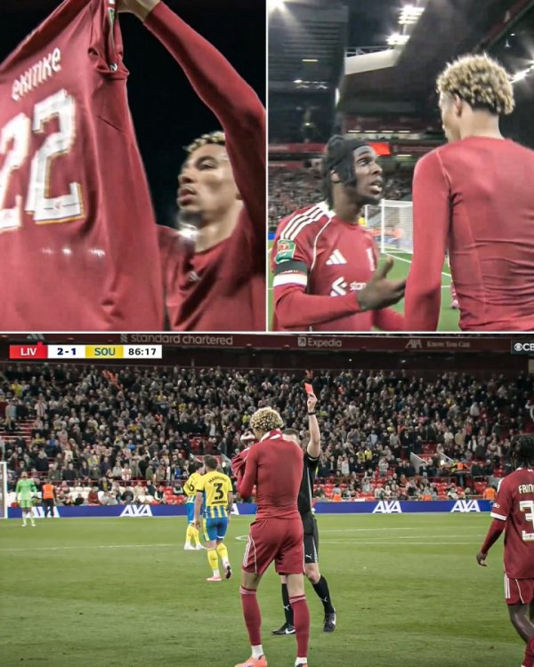 驱逐 惹的祸?埃基蒂克染红后1停1杆位2后备 ,3场0球0助利物浦全负